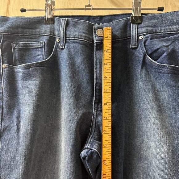 Mott & Bow Boyfriend Jeans W30 L28 | Dark Wash Mid Rise Stretch Denim - Picture 7 of 10